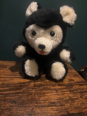 Vintage R Dakin Plush Cherokee Black Bear Stuffed Toy MCM 1975